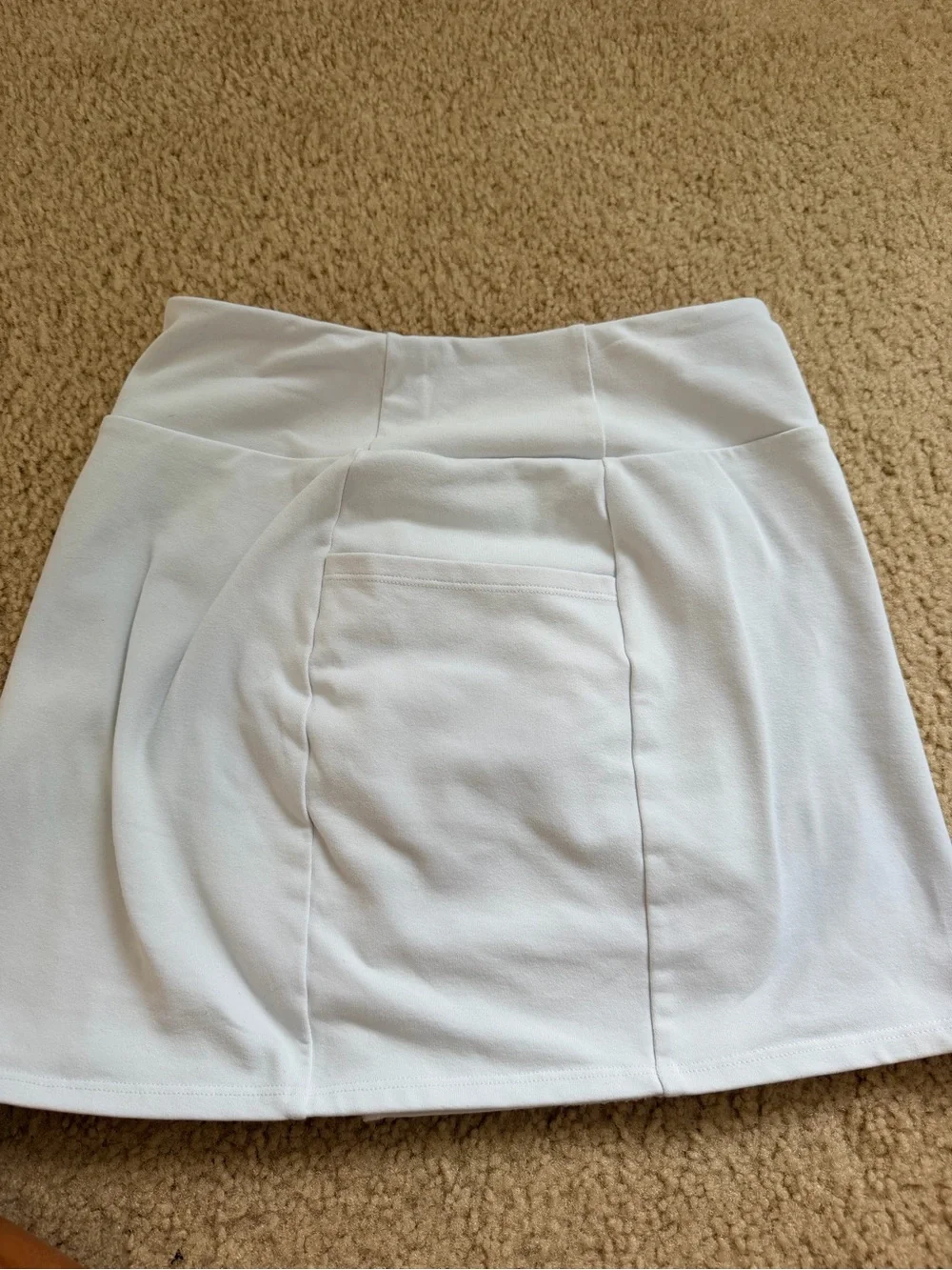 Airbrush High-Waist Good Form Tennis Skirt - White